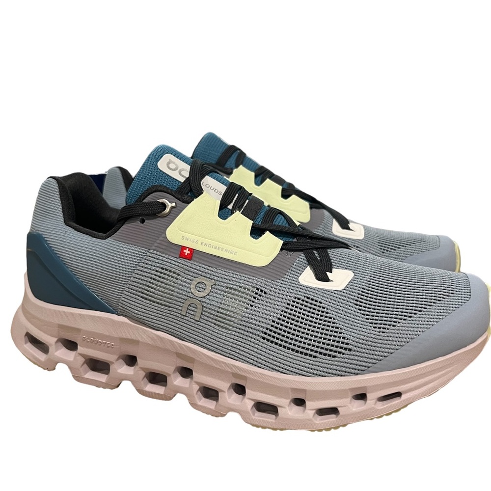 On Running Women's Cloudswift Sneakers in Light Blue, Pale Pink & Yellow